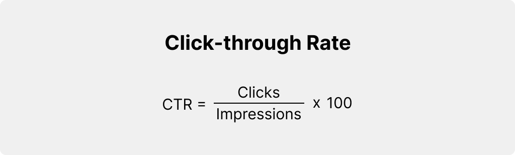 CTR Formula