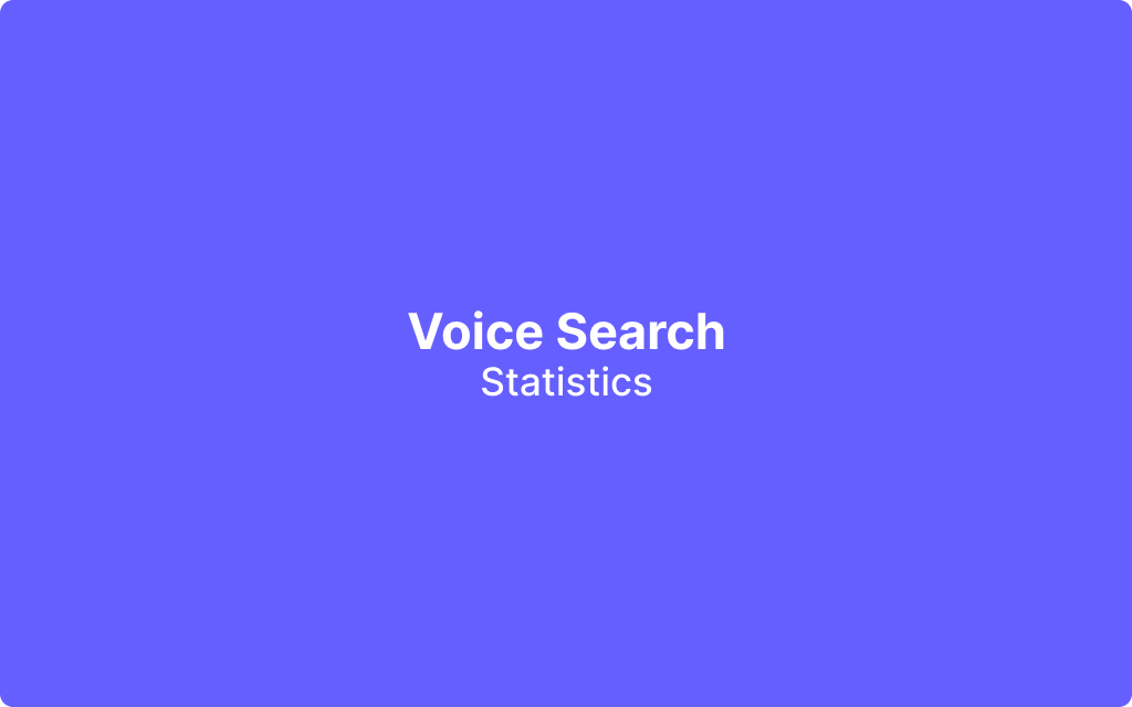 Important Voice Search Stats for 2023