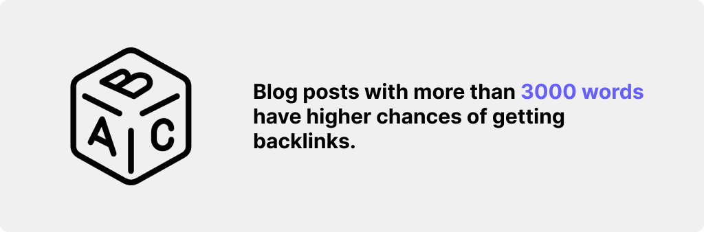 More words means more backlinks