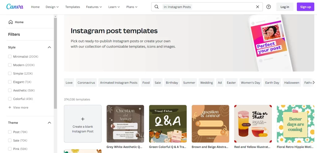 Canva Instagram Post Templates