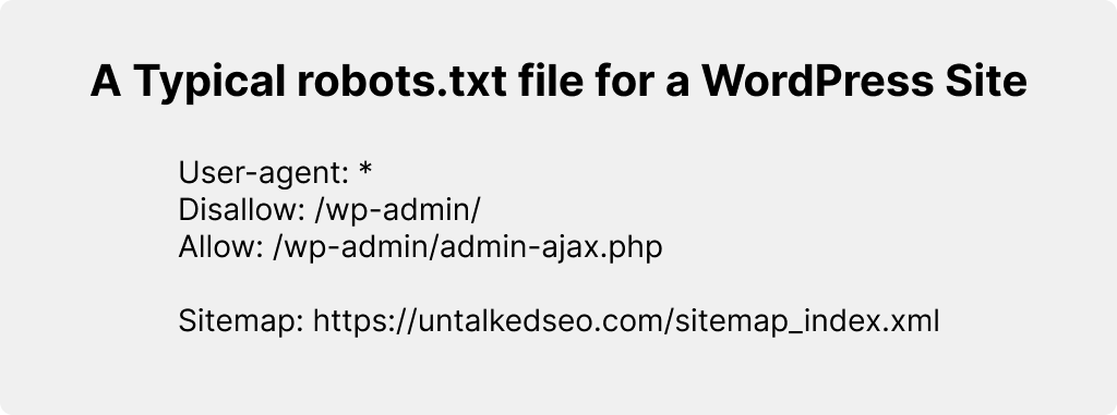 robots.txt file for Untalked SEO